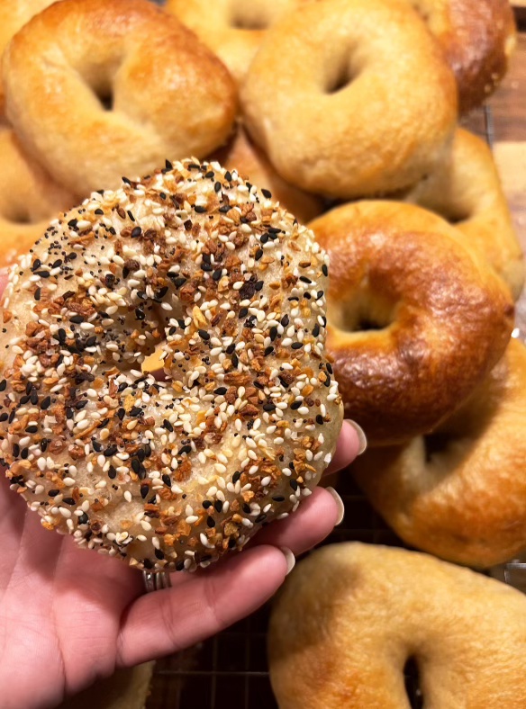 Sourdough Bagels