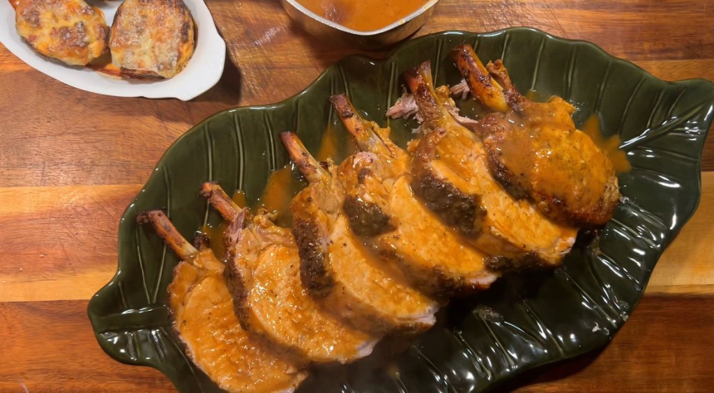 Roasted Pork Loin with Onion Gravy