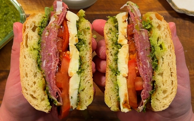 Tomato & Mozzarella Sandwich